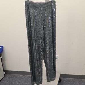 Sequin Gray Women's Pants